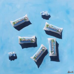 Bounty-juliste, 30x30cm