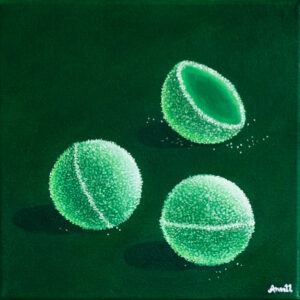 Vihreät kuulat -juliste, 30x30cm