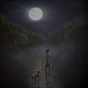 Afterlife walk, 40x40cm