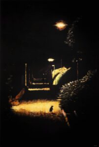 Pingviini kävelyllä uusiseelantilaisella kadulla