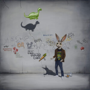 "The things we’re told to outgrow", 70x70x2cm
