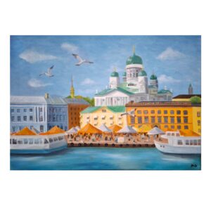 Helsinki kauppatori, 50x70x4cm